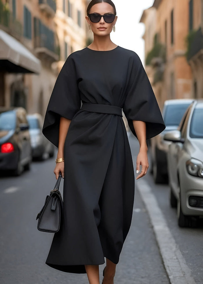 Aurora | Flowy Belted Maxi Dress