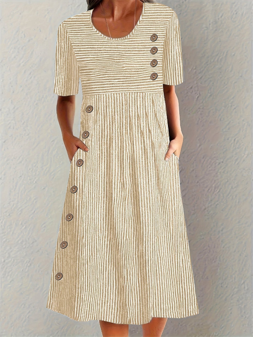 Sofia | Striped Summer Dress