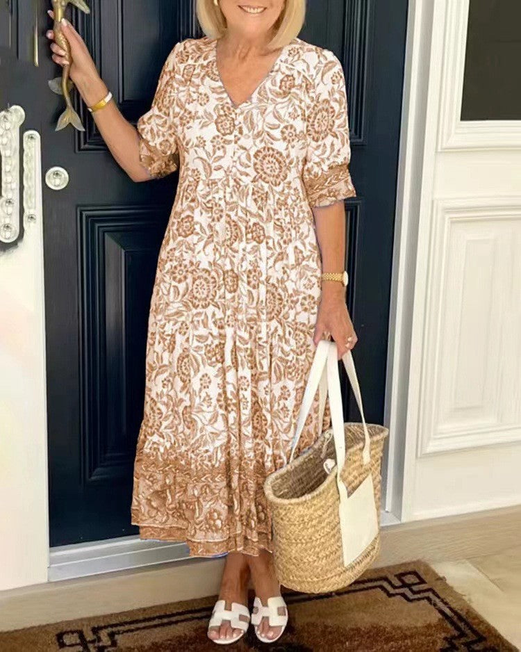Dorothy | Tiered Floral Maxi Dress