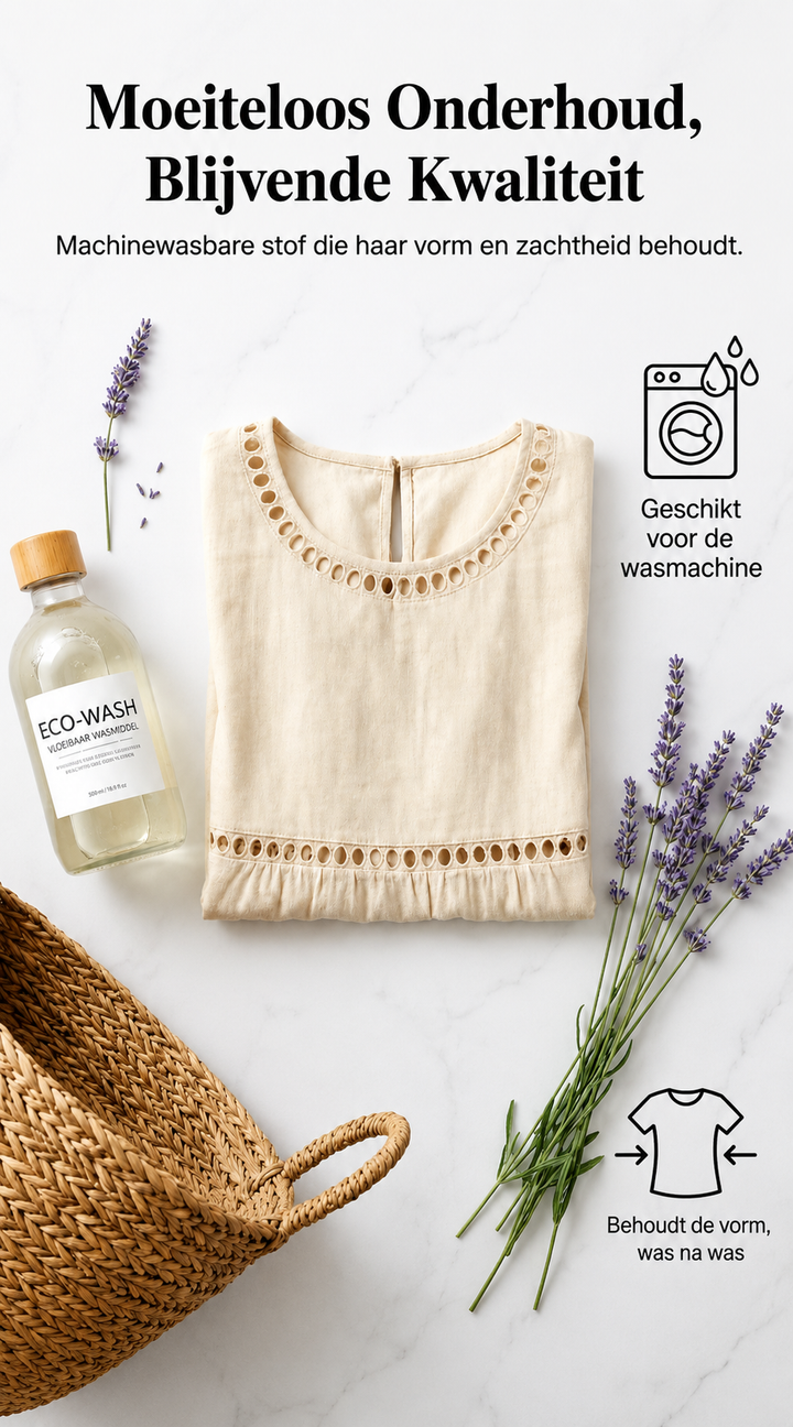 Oriana | Crochet Trim Midi Dress