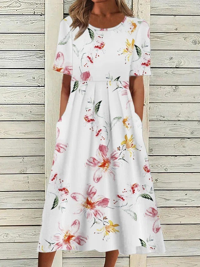 Jacqueline | Printed Floral Midi
