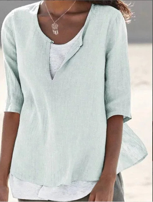 Aria | Women’s Layered Casual Blouse