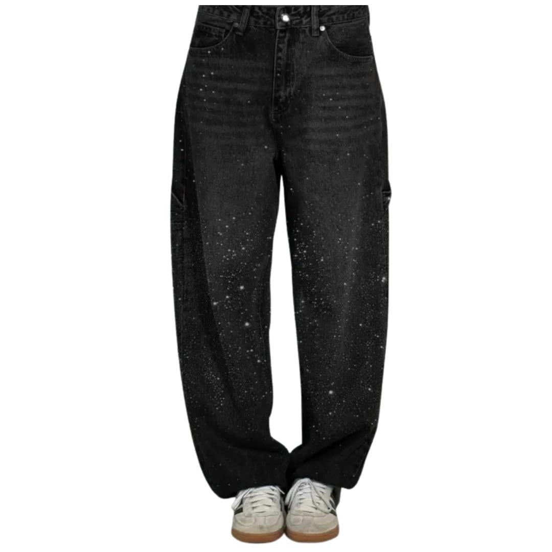 Amber | Women’s Rhinestone Embellished Flared Jeans