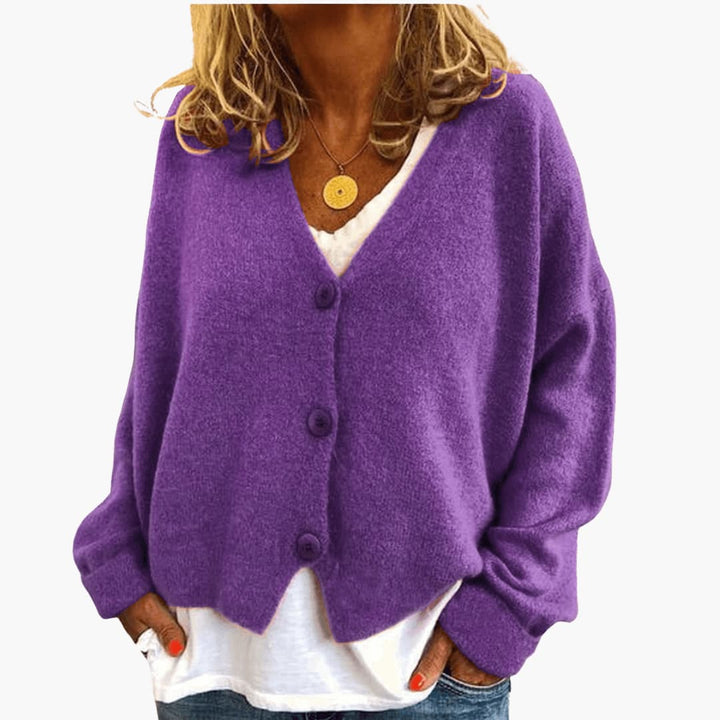 Jennifer | Women's Knitted Button Cardigan