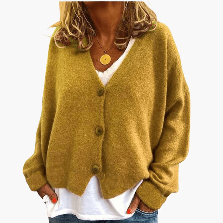 Jennifer | Women's Knitted Button Cardigan