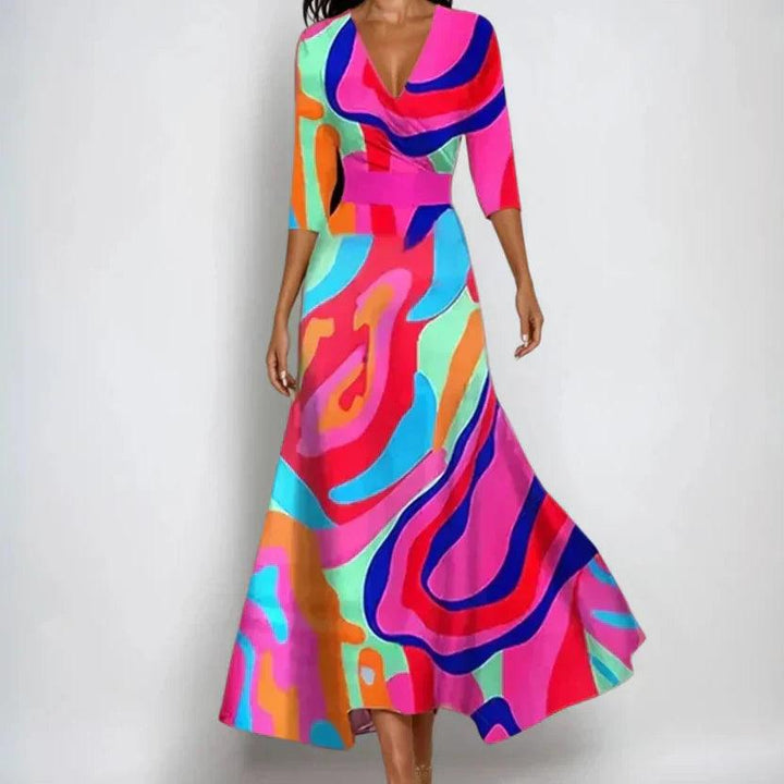 Rachel | Women's Elegant Dress with Flattering Wrap Design