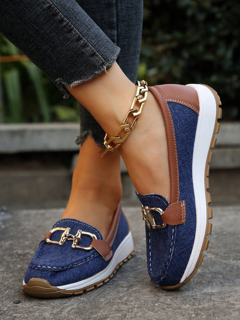 Ellie | Flat Buckle Loafers