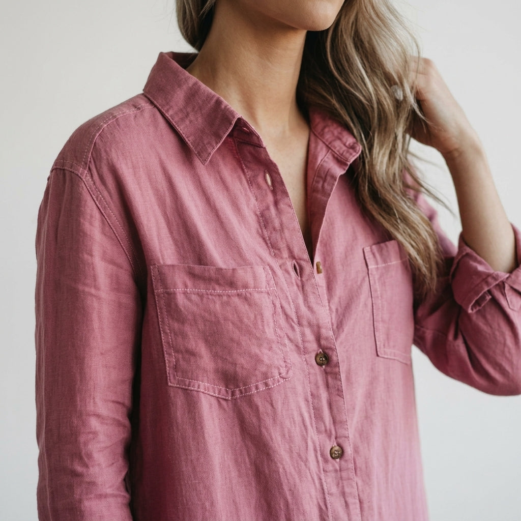 Sloane | Women’s Linen Longsleeve Jumpsuit