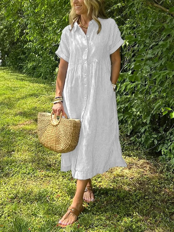 Gabrielle | Striped Button-Up