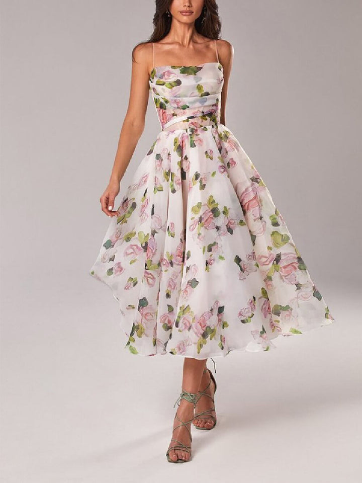 Penelope | Women’s Elegant Floral Midi Dress