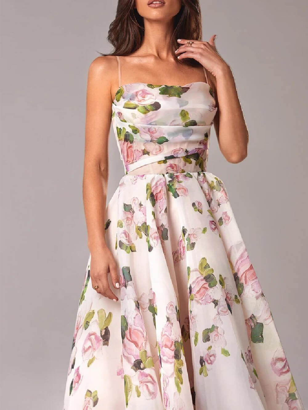 Penelope | Women’s Elegant Floral Midi Dress