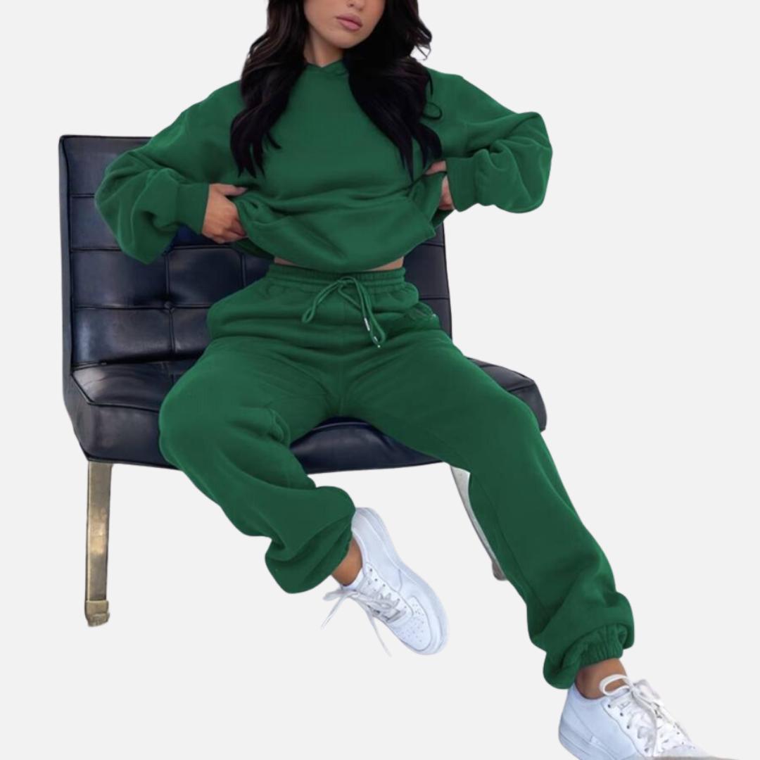 Destiny | Women’s Casual Hoodie Jogger Set – Cozy Two-Piece Tracksuit