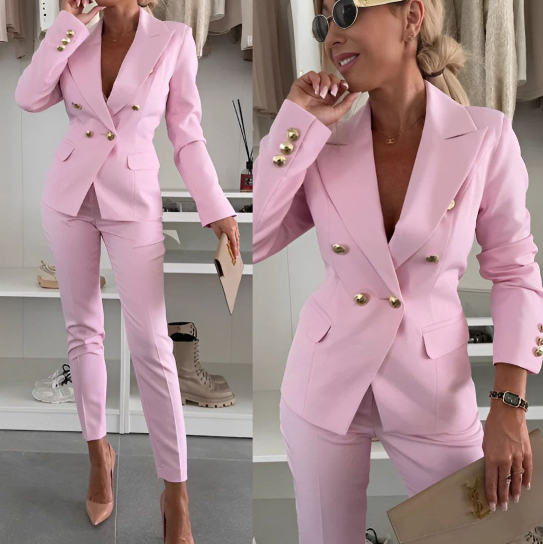 Lily | Double-Breasted Suit Set