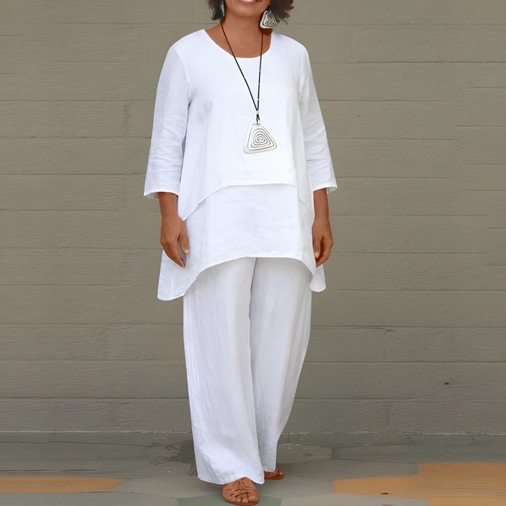 Emilia | Stylish 2-Piece Linen Set for Women