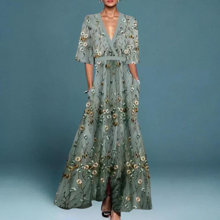 Kiara | Floral Maxi Wrap Style