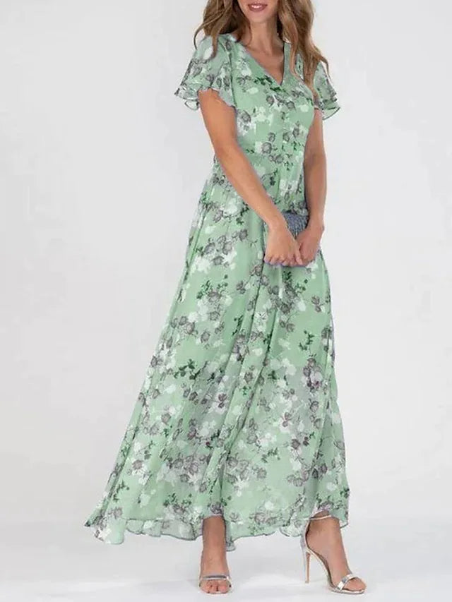 Alana | Women's Floral Summer Maxi Dress