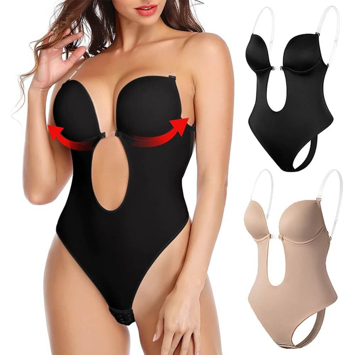 Lizy | Deep V Backless Body Shaper for Seamless Elegance