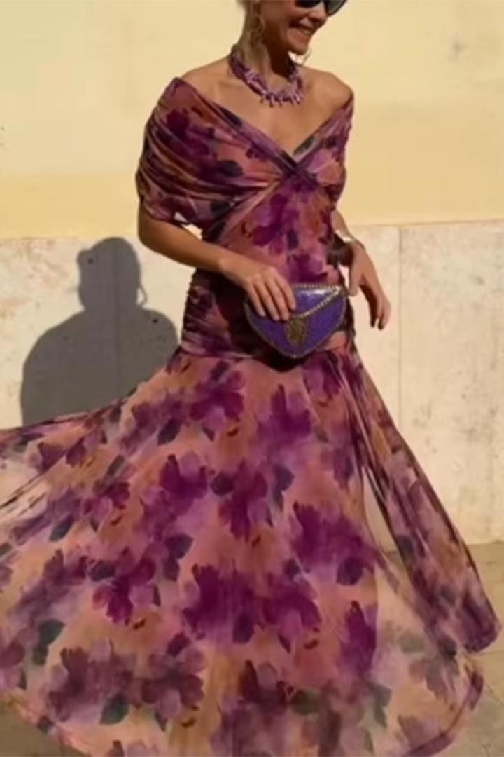 Lorenza | Elegant Maxi Wedding Guest Dress