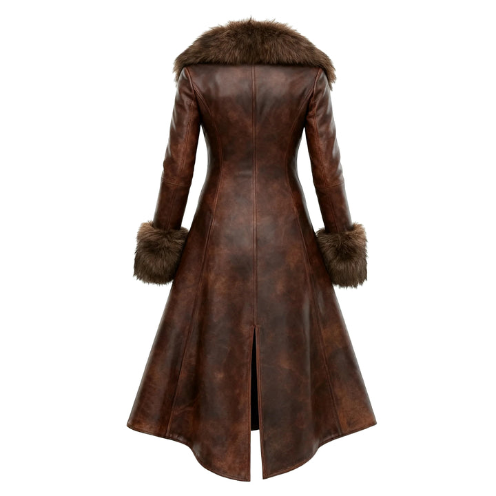 Seraphina | Women's Fur-Trimmed Longline Coat