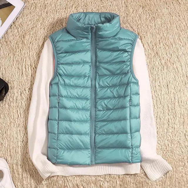 Zoey | Women's Ultra Light Down Vest Warm & Lightweight