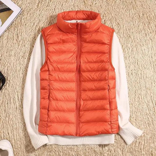 Zoey | Women's Ultra Light Down Vest Warm & Lightweight
