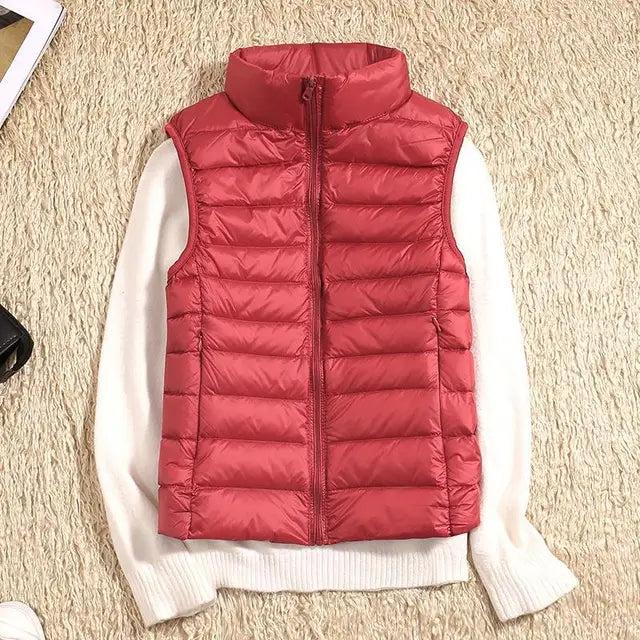 Zoey | Women's Ultra Light Down Vest Warm & Lightweight