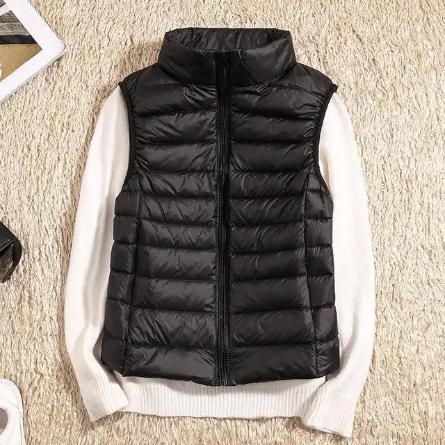 Zoey | Women's Ultra Light Down Vest Warm & Lightweight