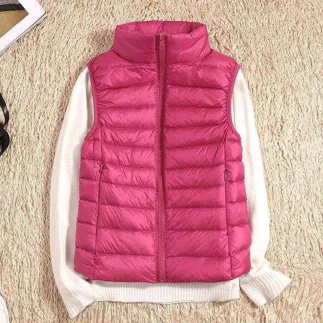 Zoey | Women's Ultra Light Down Vest Warm & Lightweight