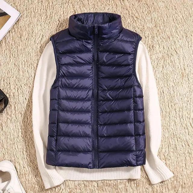 Zoey | Women's Ultra Light Down Vest Warm & Lightweight