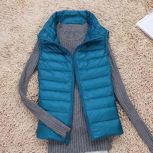 Zoey | Women's Ultra Light Down Vest Warm & Lightweight