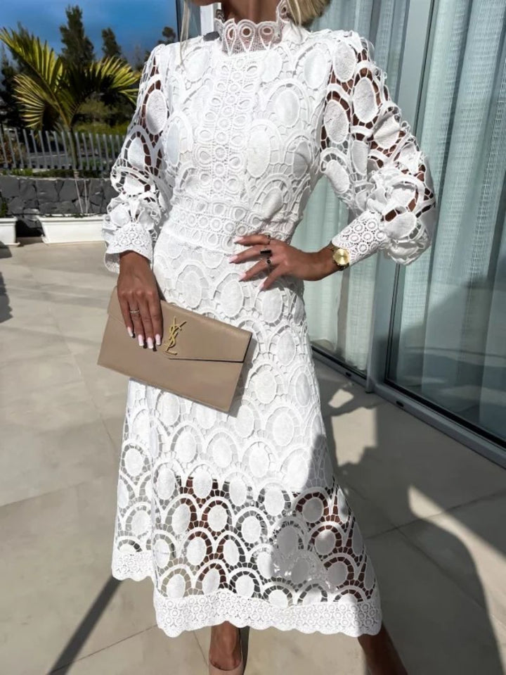 Adeline | Women’s Lace Midi Dress