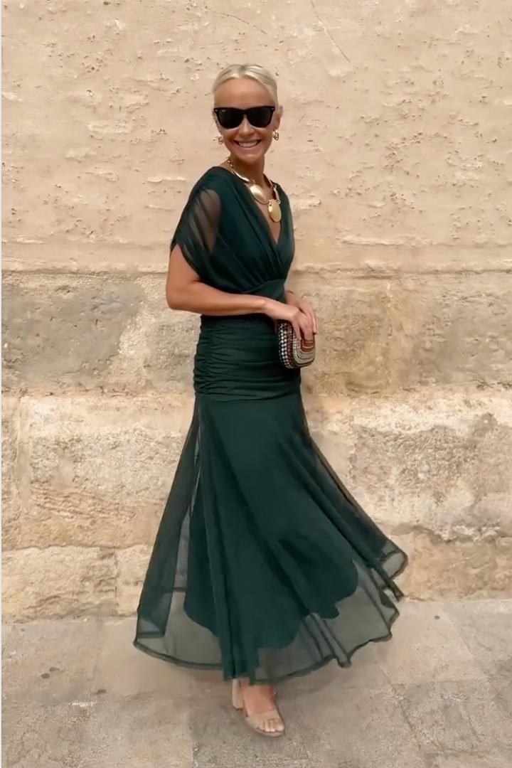 Lorenza | Elegant Maxi Wedding Guest Dress