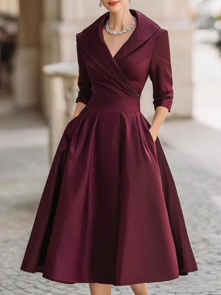 Autumn | Elegant Midi Dress