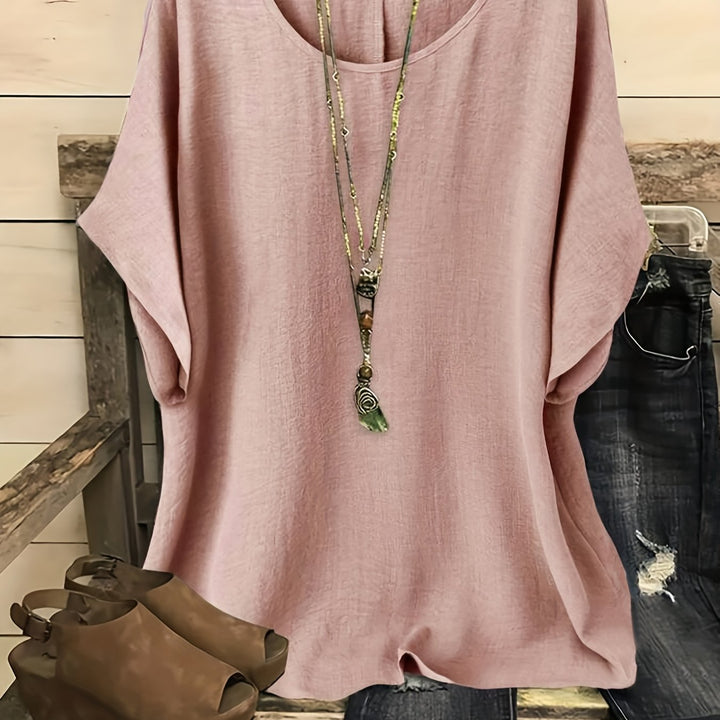 Odette | Relaxed Short Sleeve Top