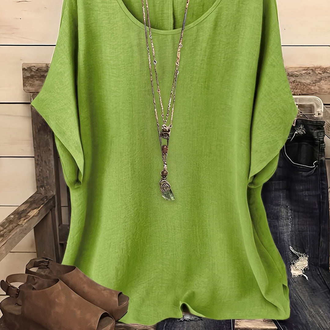 Odette | Relaxed Short Sleeve Top