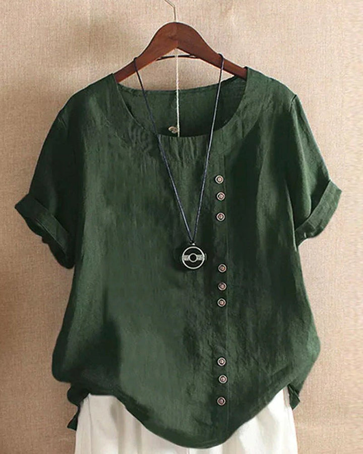 Birdie | Relaxed Button Detail Top