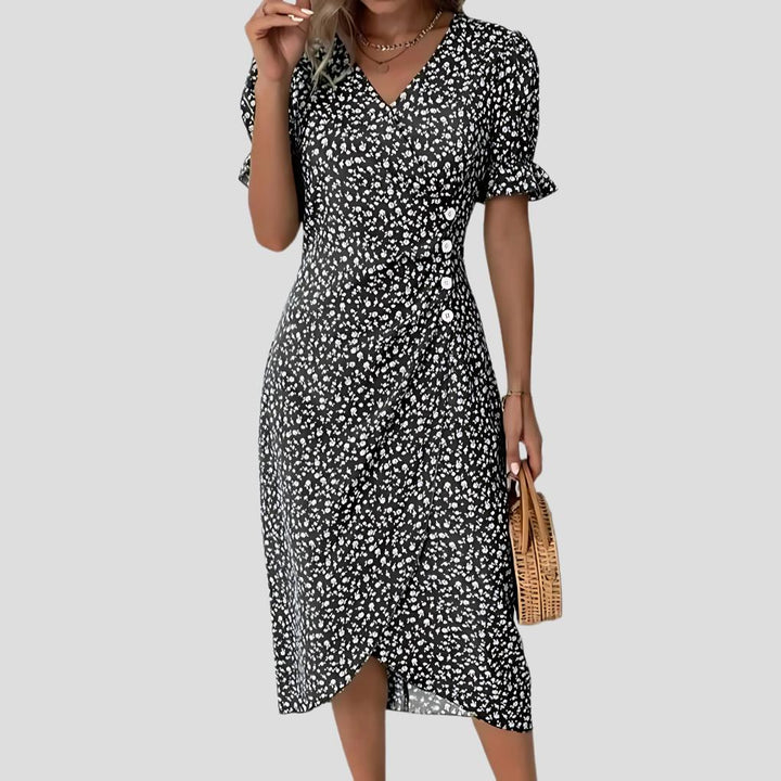 Julia | Women’s Elegant Floral Midi Dress