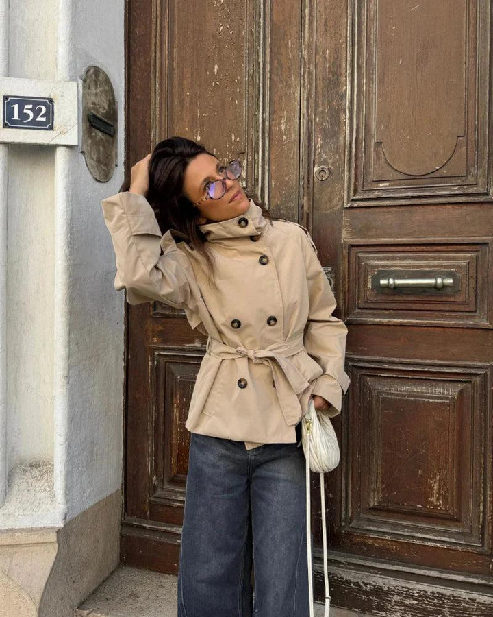 Ellie | Cropped Trench Coat