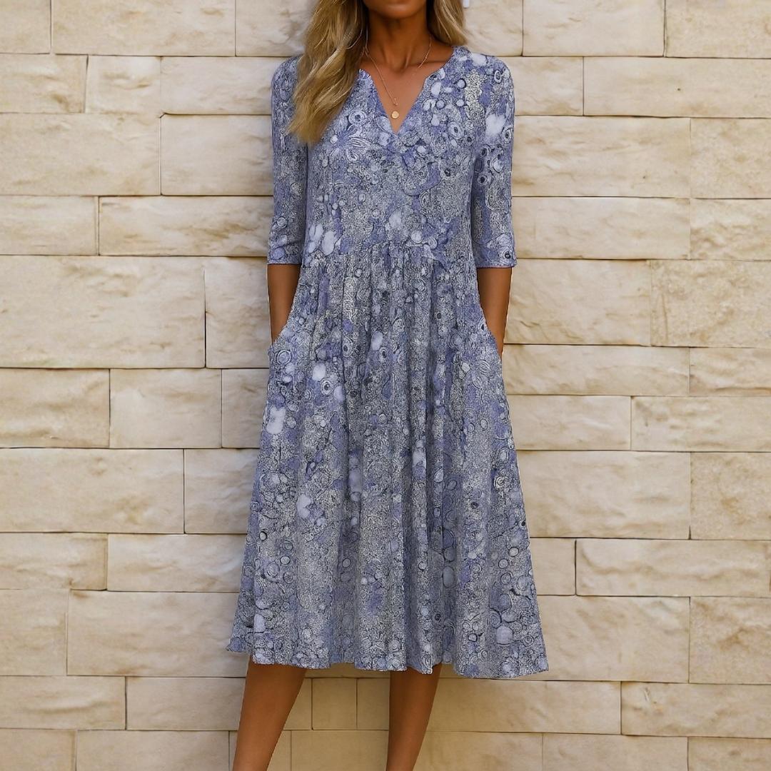 Harlow | Elegant Dress with V-Neck