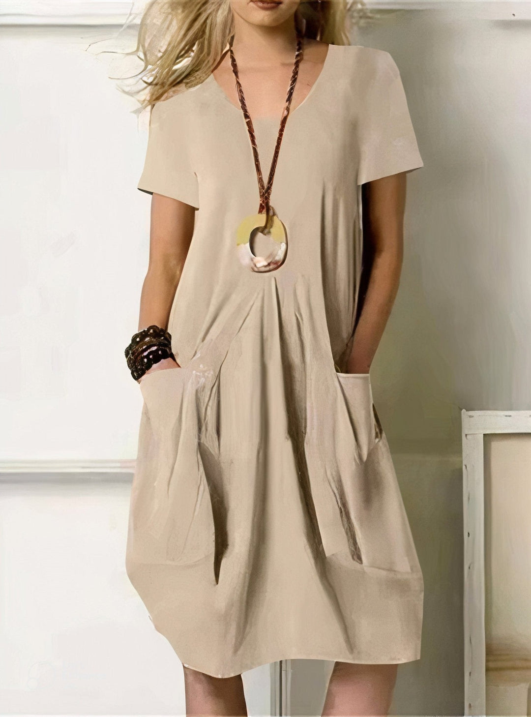 Ursula | Relaxed Pocket Midi Dress