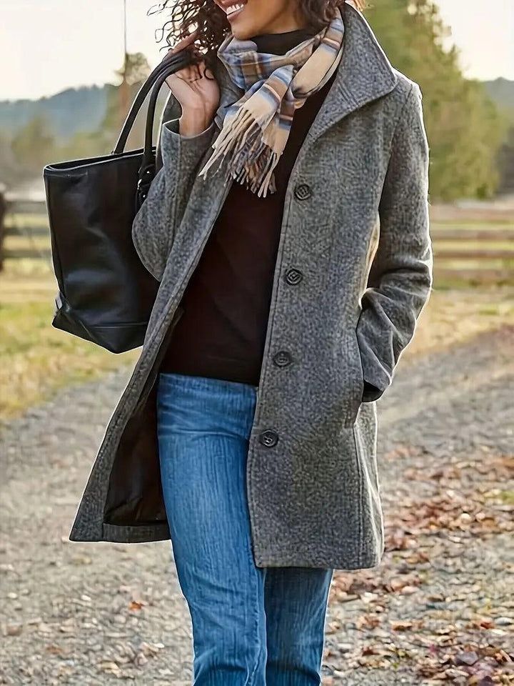 Everly | Coat with Buttons and Pockets for Women