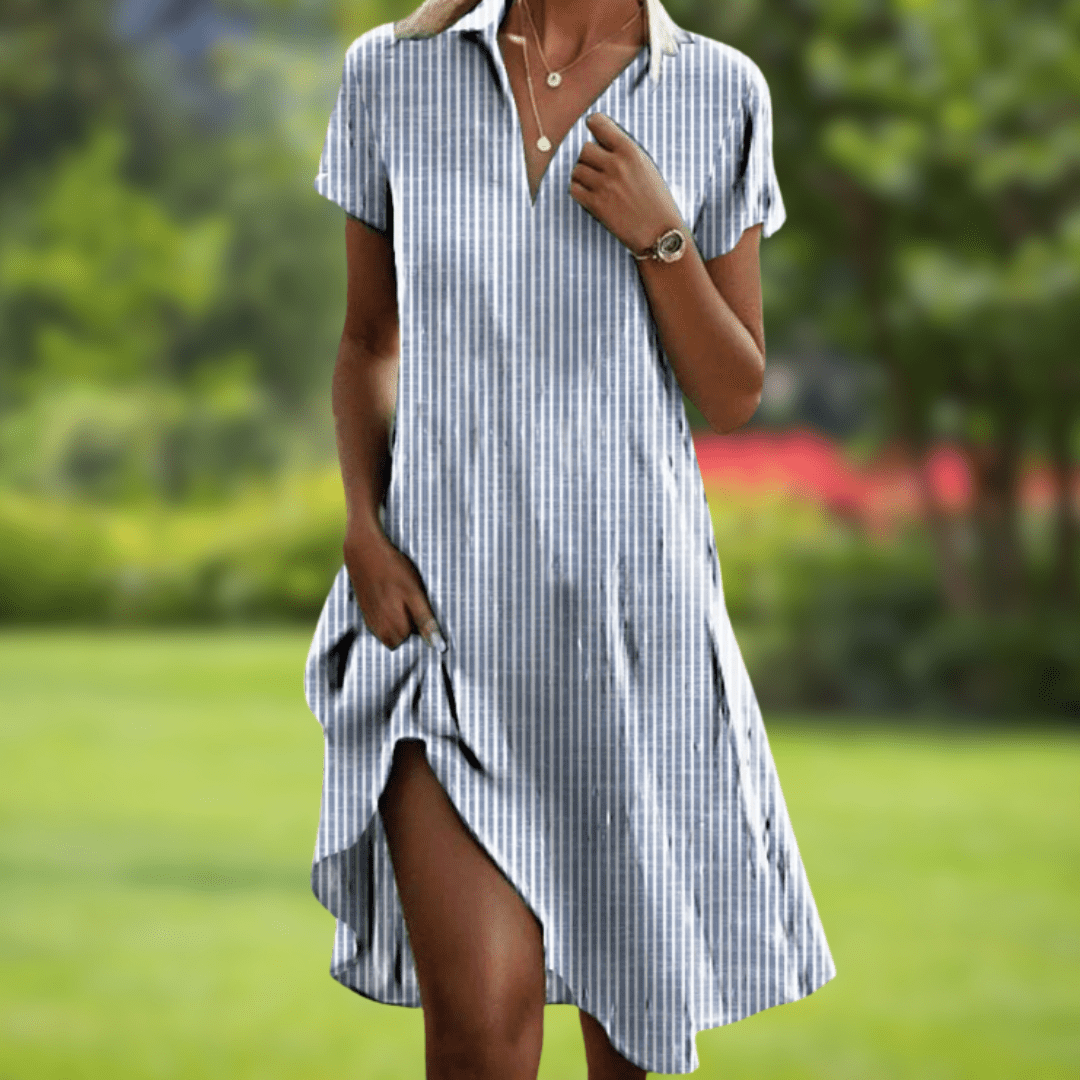 Raven | Floral Short Sleeve Midi Dress