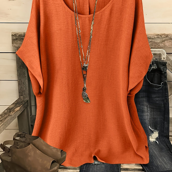 Odette | Relaxed Short Sleeve Top