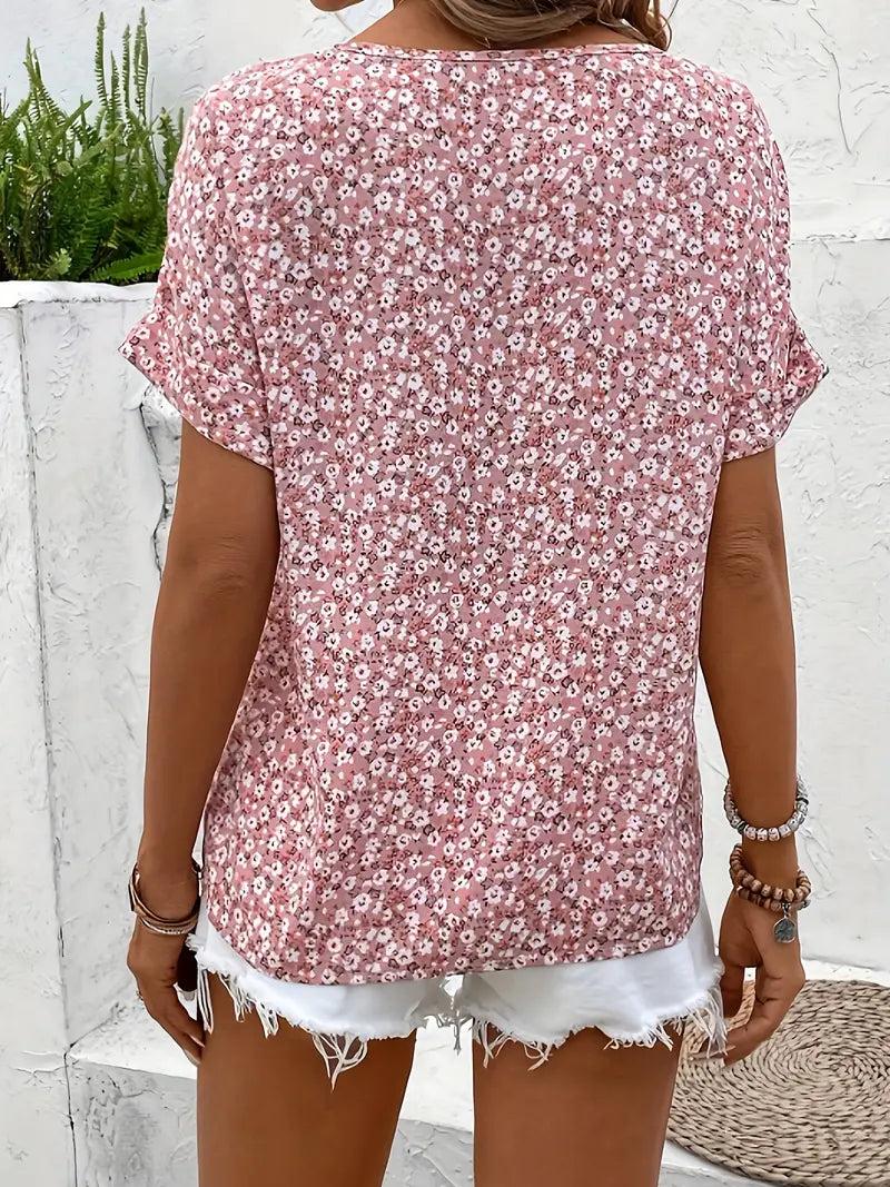 Marigold | Women’s Floral Summer Print Blouse