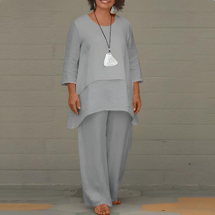 Emilia | Stylish 2-Piece Linen Set for Women