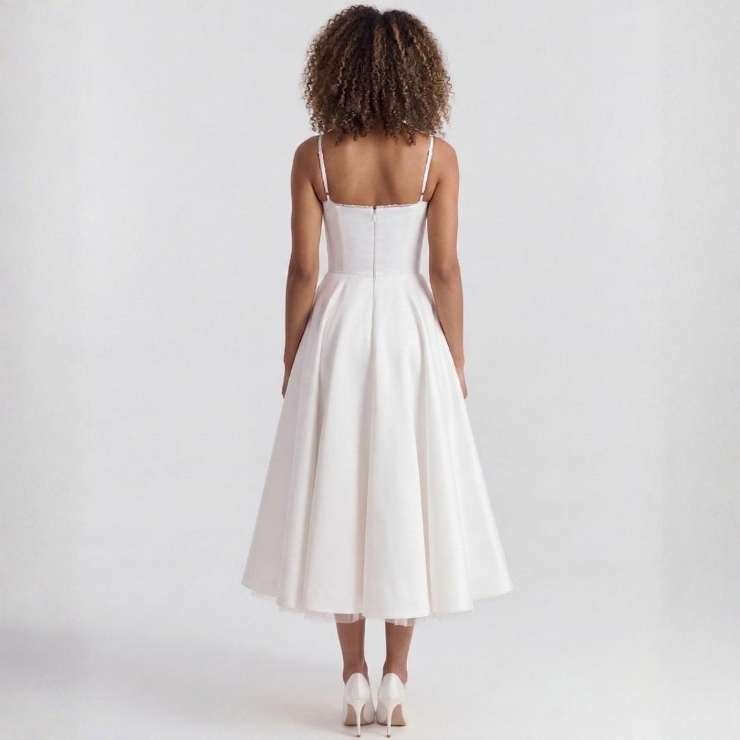 Dianne | Women’s Spaghetti Strap Midi Dress