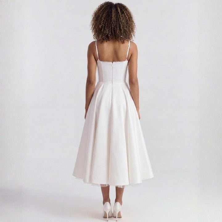 Dianne | Women’s Spaghetti Strap Midi Dress