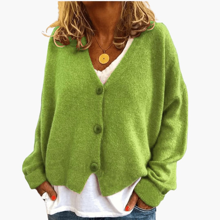 Jennifer | Women's Knitted Button Cardigan