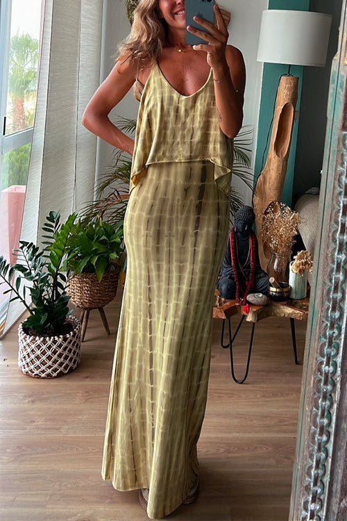 Everly | Women's Textured Strappy Maxi Dress