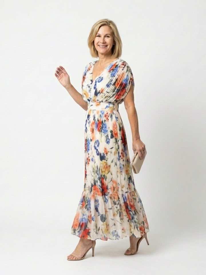Savannah | Women's Floral Print Maxi Dress